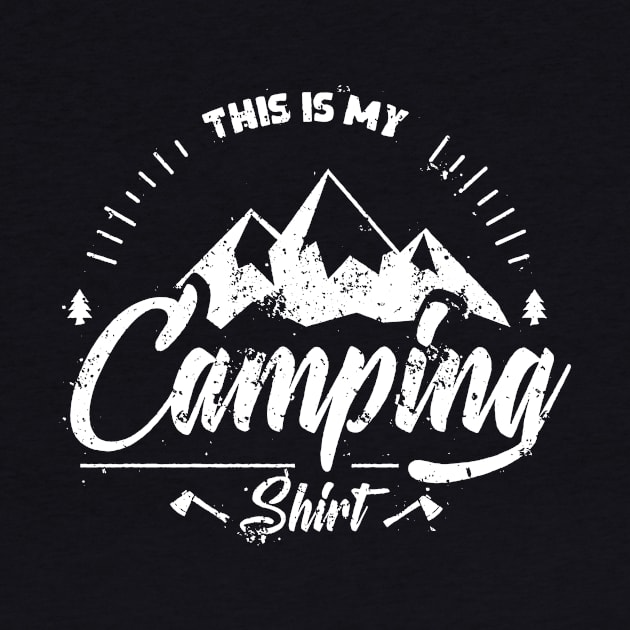 Funny Camping Shirt - This is My Favorite Camping Shirt by Nowhereman78